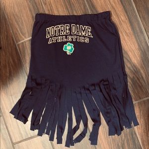 Norte Dame Fringed Tube Top